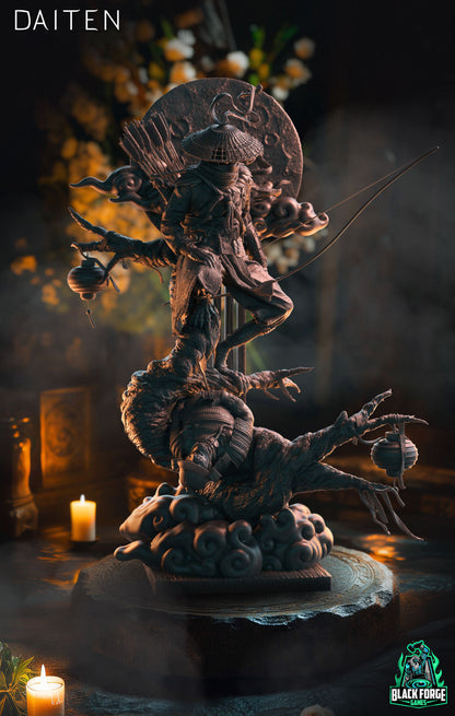 Daiten - The Exiled Wanderer Statue