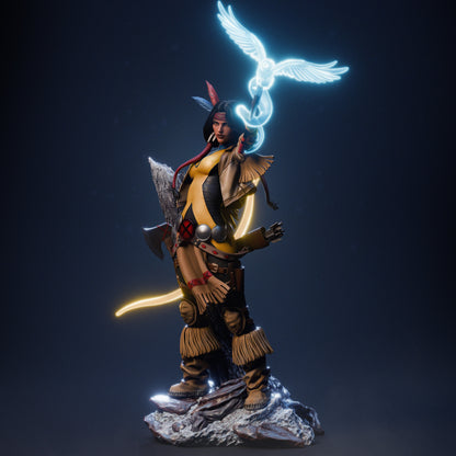 Dani Moonstar Statue 3D-Printed Kit