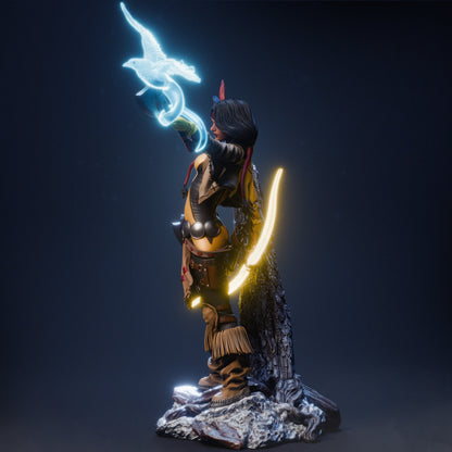 Dani Moonstar Statue 3D-Printed Kit