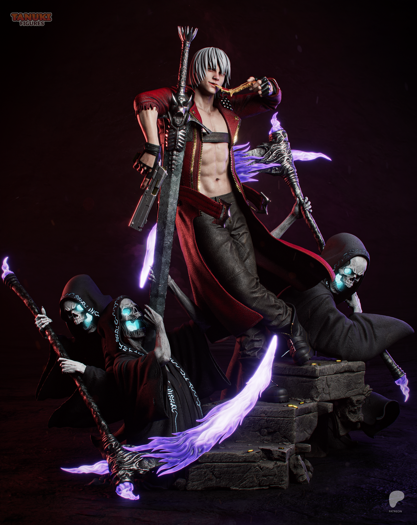 Dante (DMC3) Statue 3D-Printed Kit