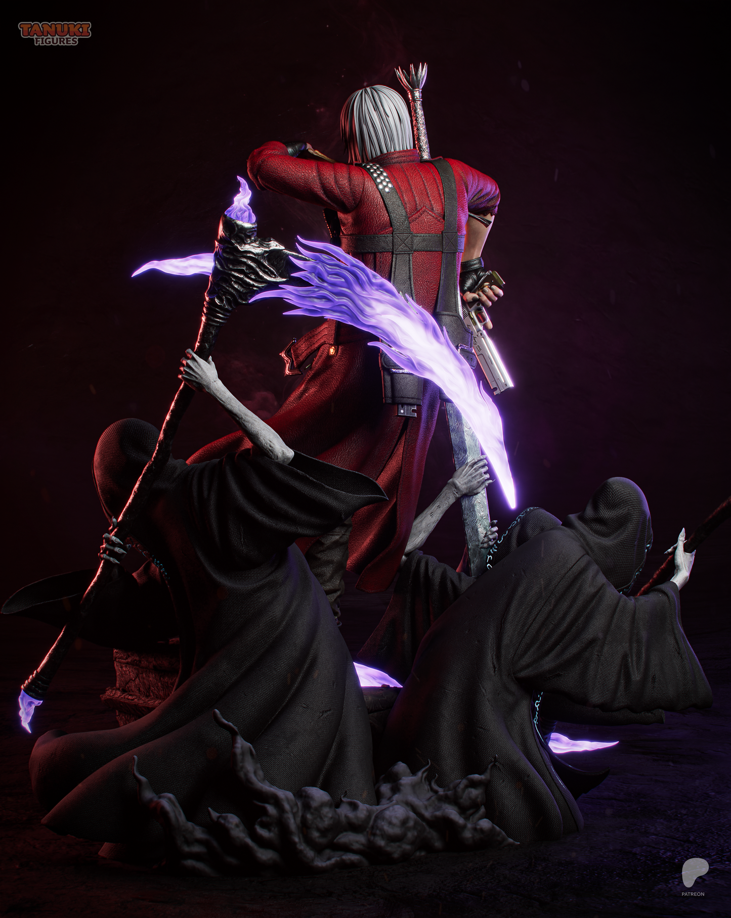 Dante (DMC3) Statue 3D-Printed Kit