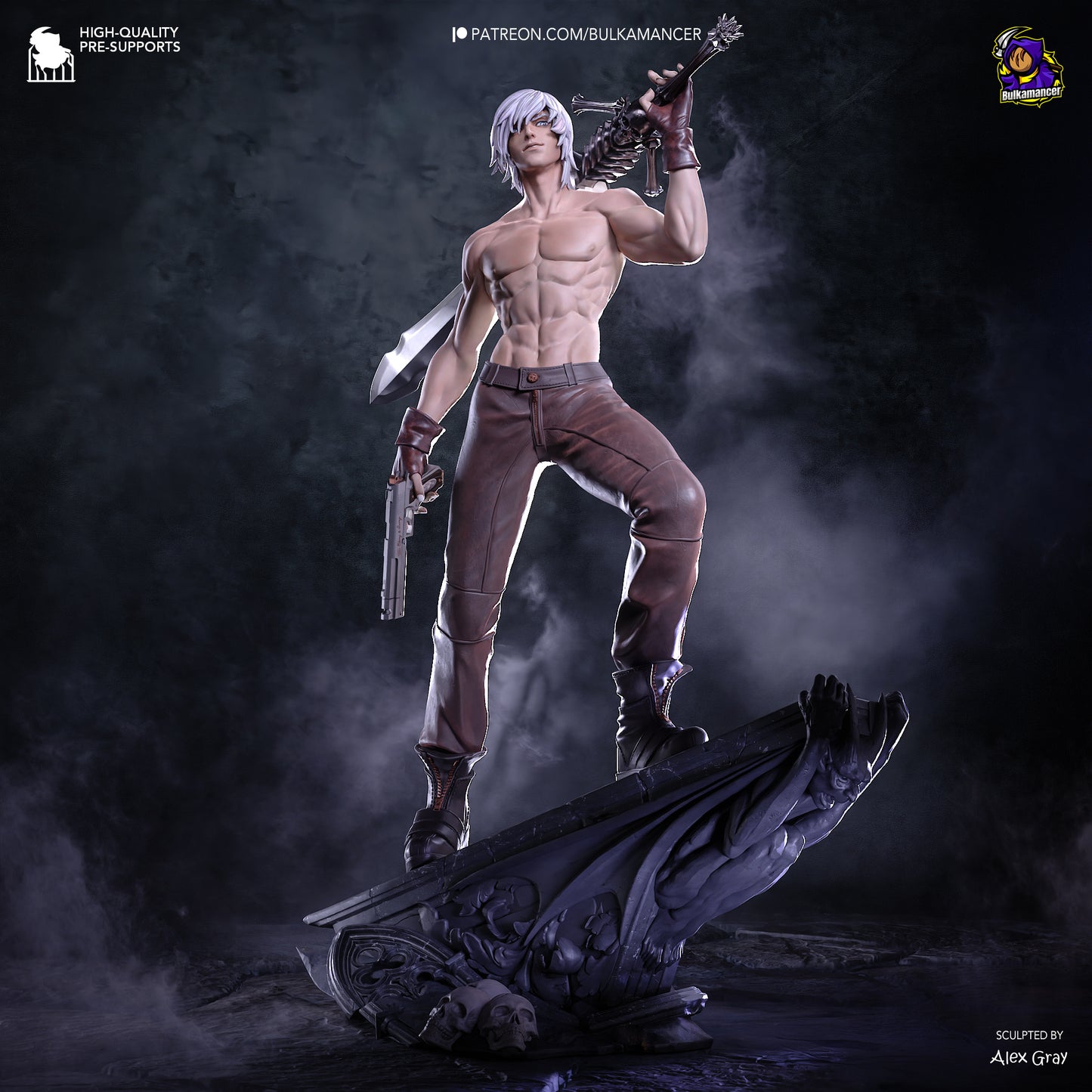 Dante Statue 3D-Printed Kit