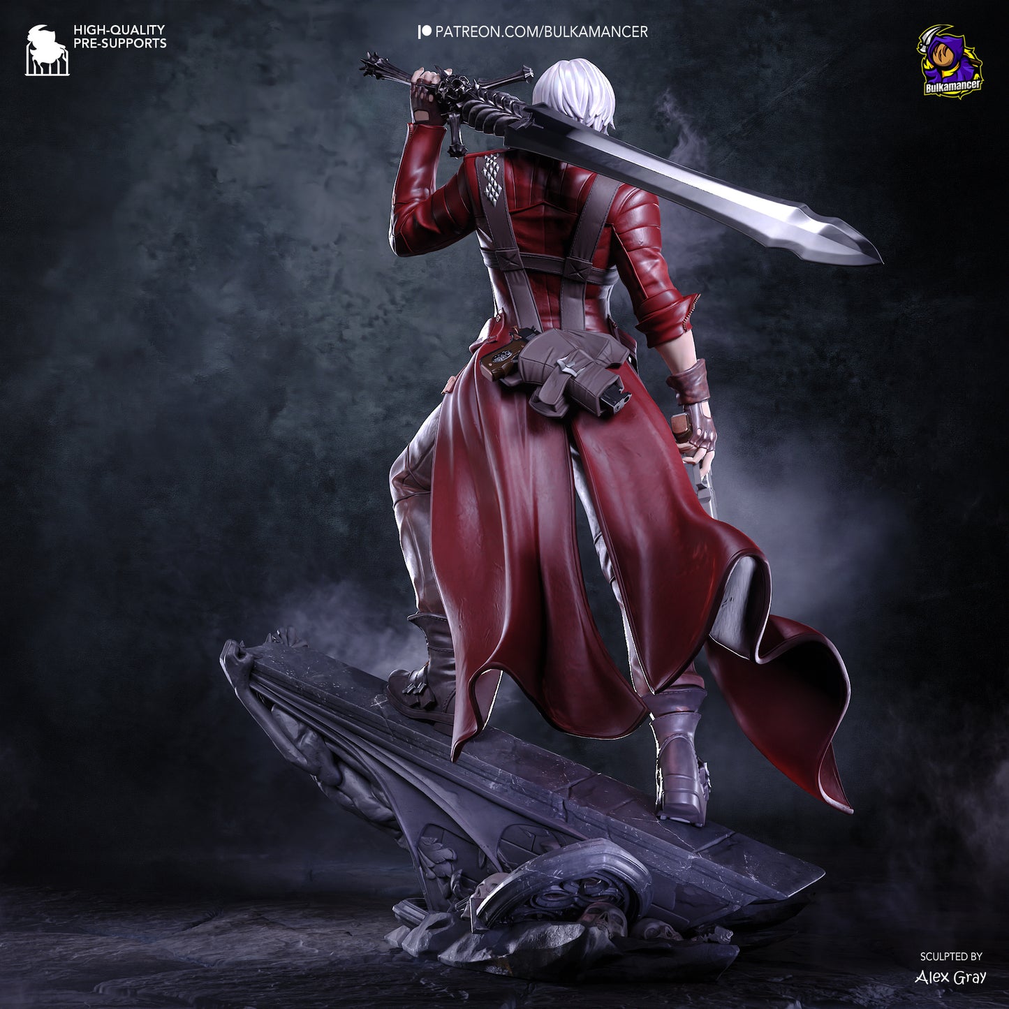 Dante Statue 3D-Printed Kit