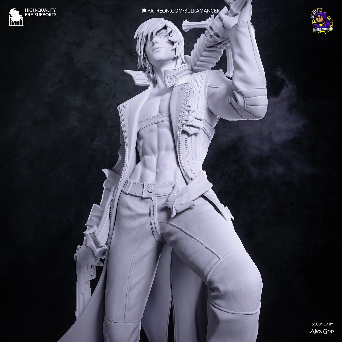 Dante Statue 3D-Printed Kit