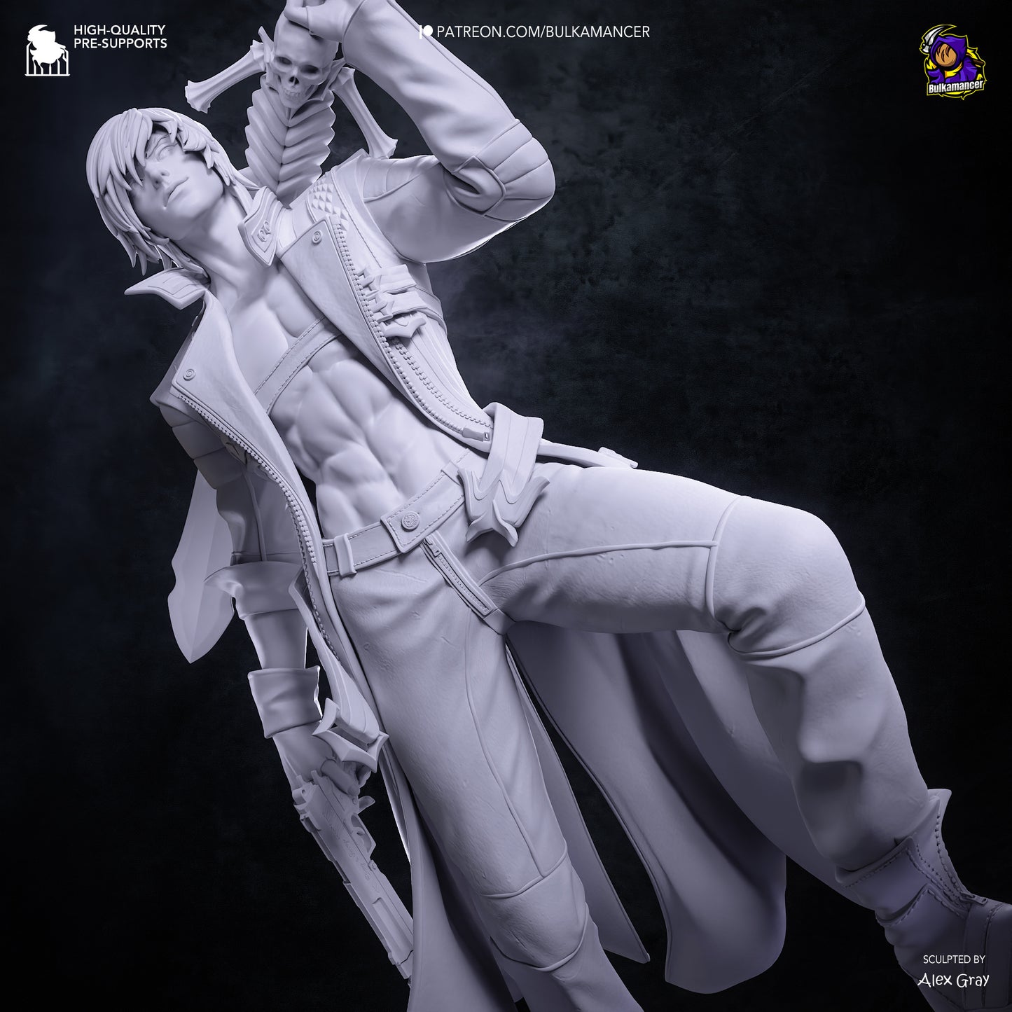 Dante Statue 3D-Printed Kit