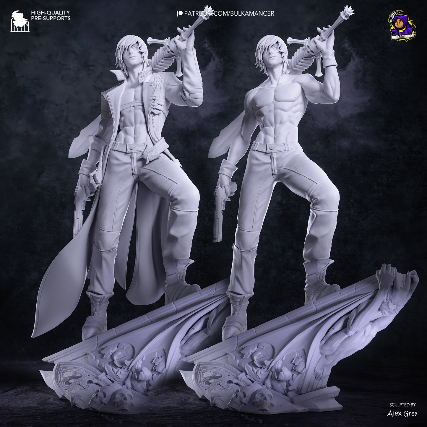Dante Statue 3D-Printed Kit