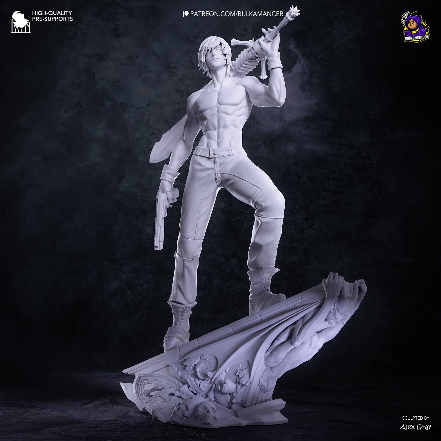 Dante Statue 3D-Printed Kit