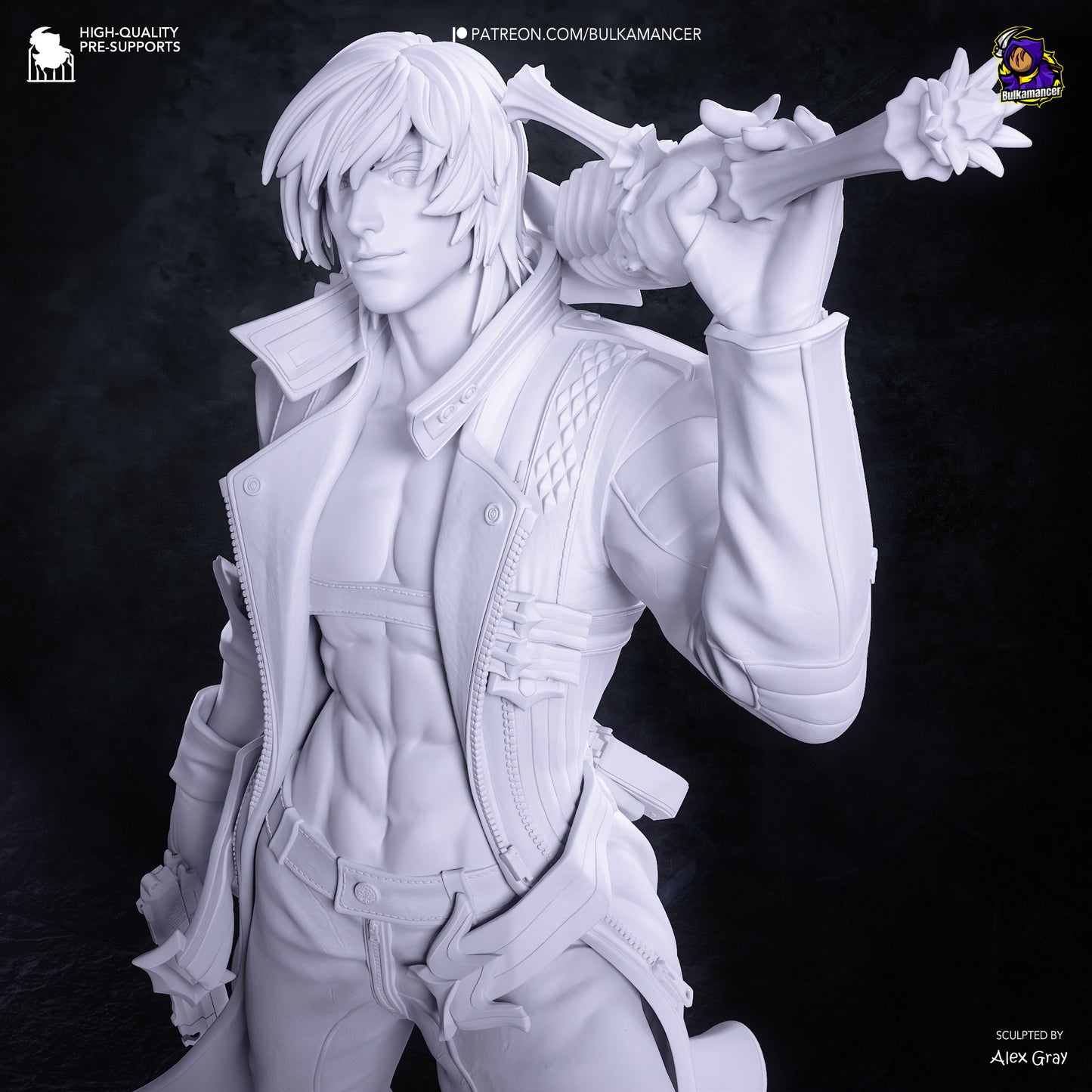 Dante Statue 3D-Printed Kit