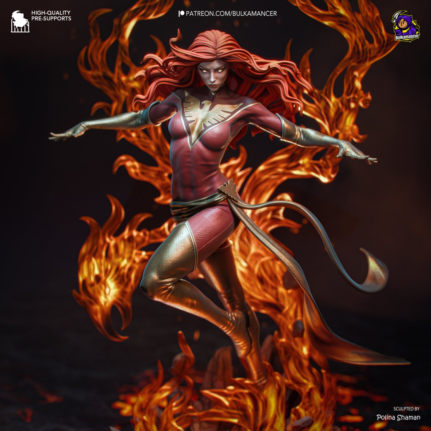 Dark Phoenix Statue