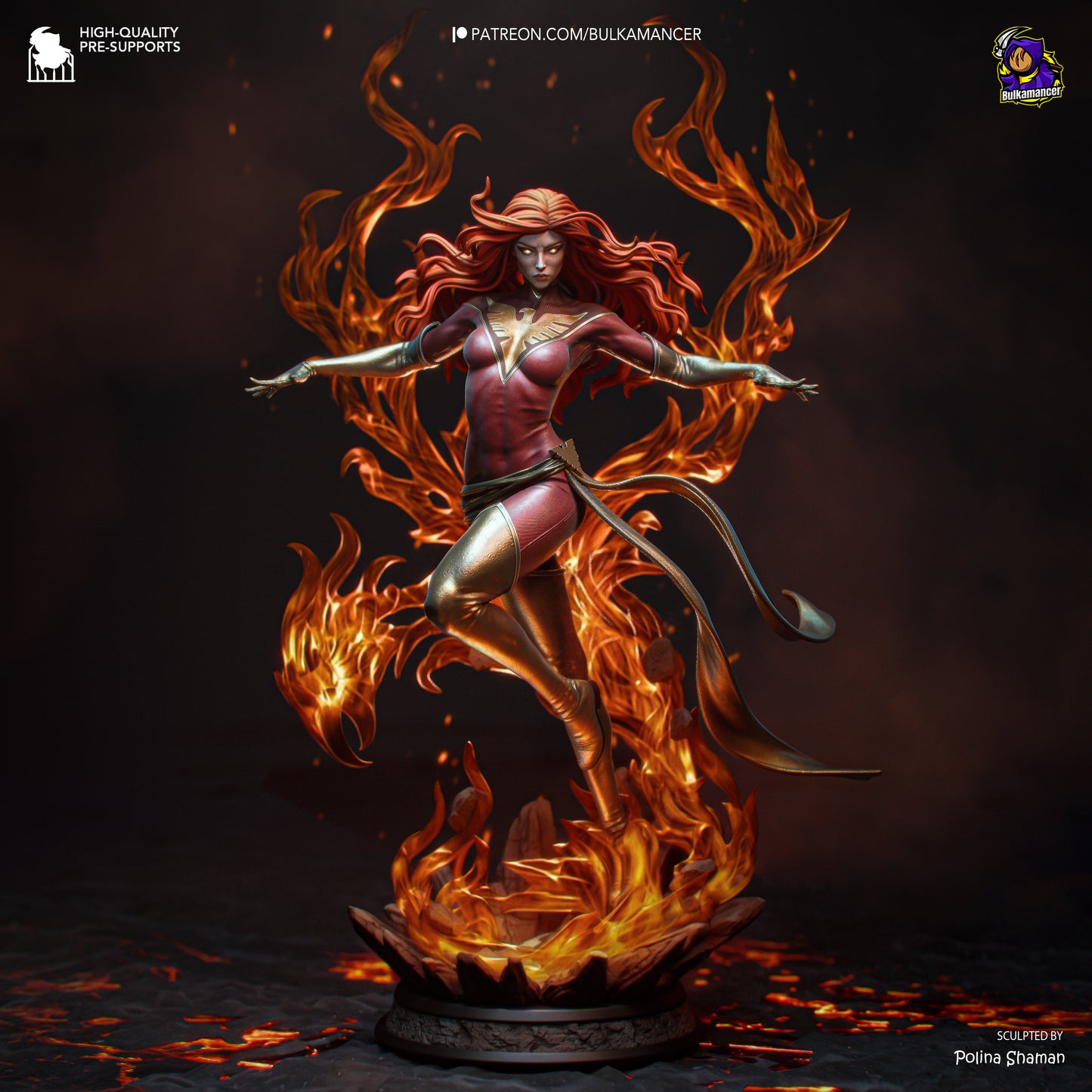 Dark Phoenix Statue