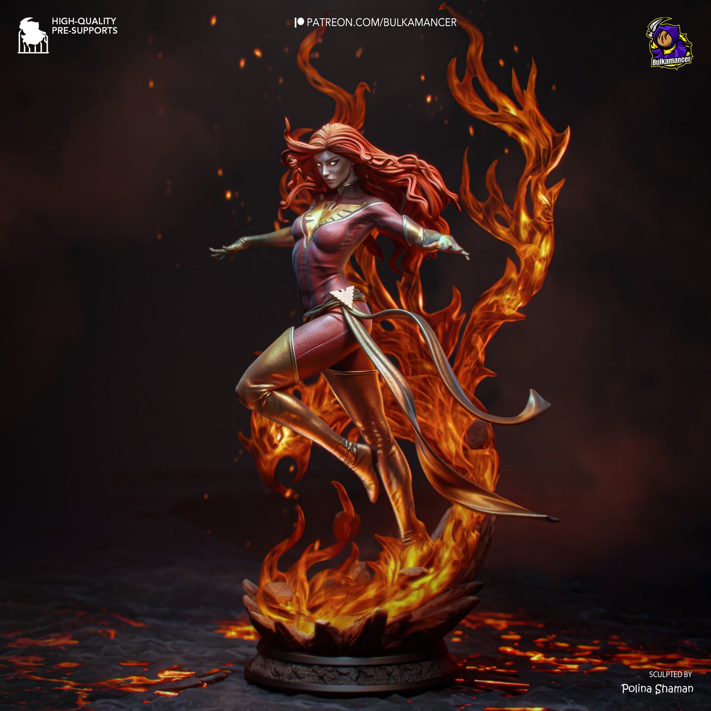 Dark Phoenix Statue