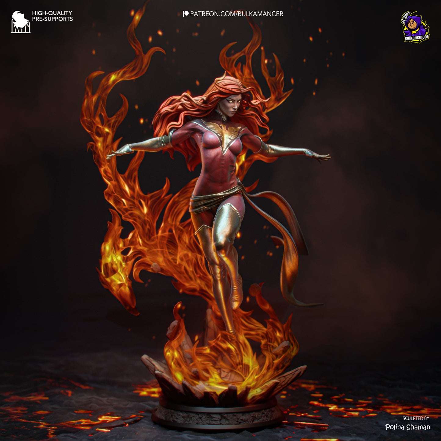 Dark Phoenix Statue