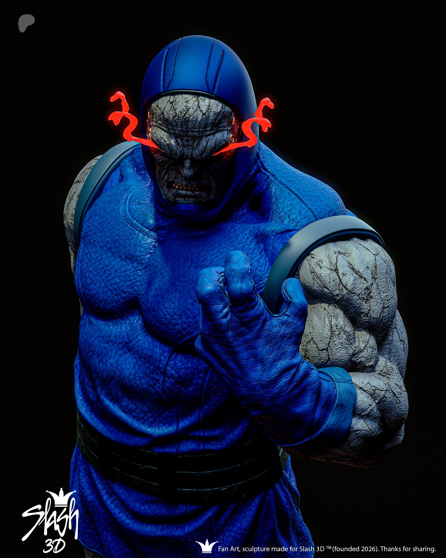 Darkseid Statue 3D-Printed Kit