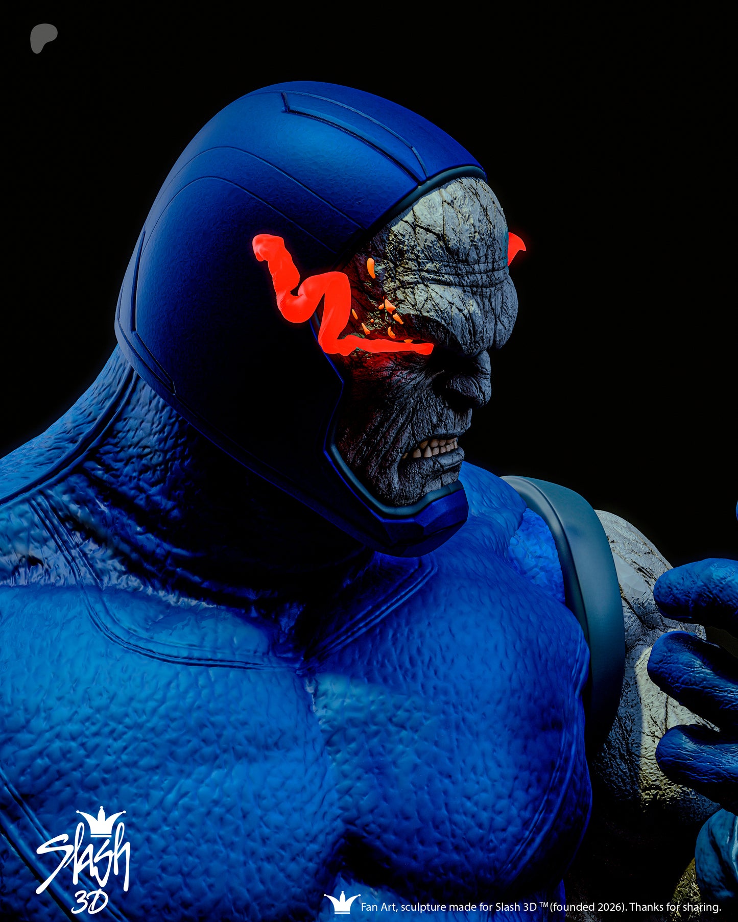 Darkseid Statue 3D-Printed Kit