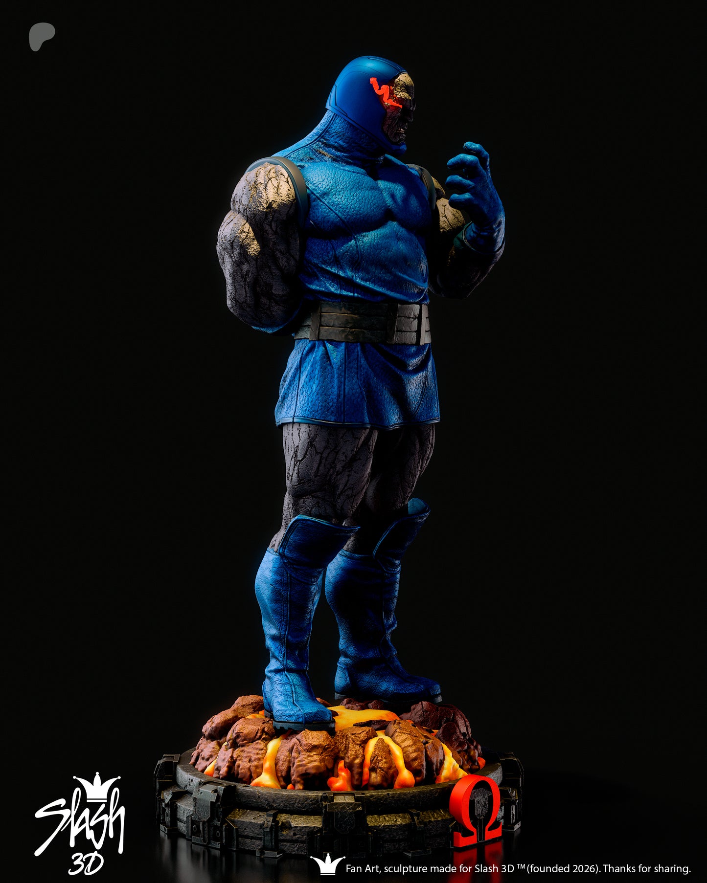Darkseid Statue 3D-Printed Kit