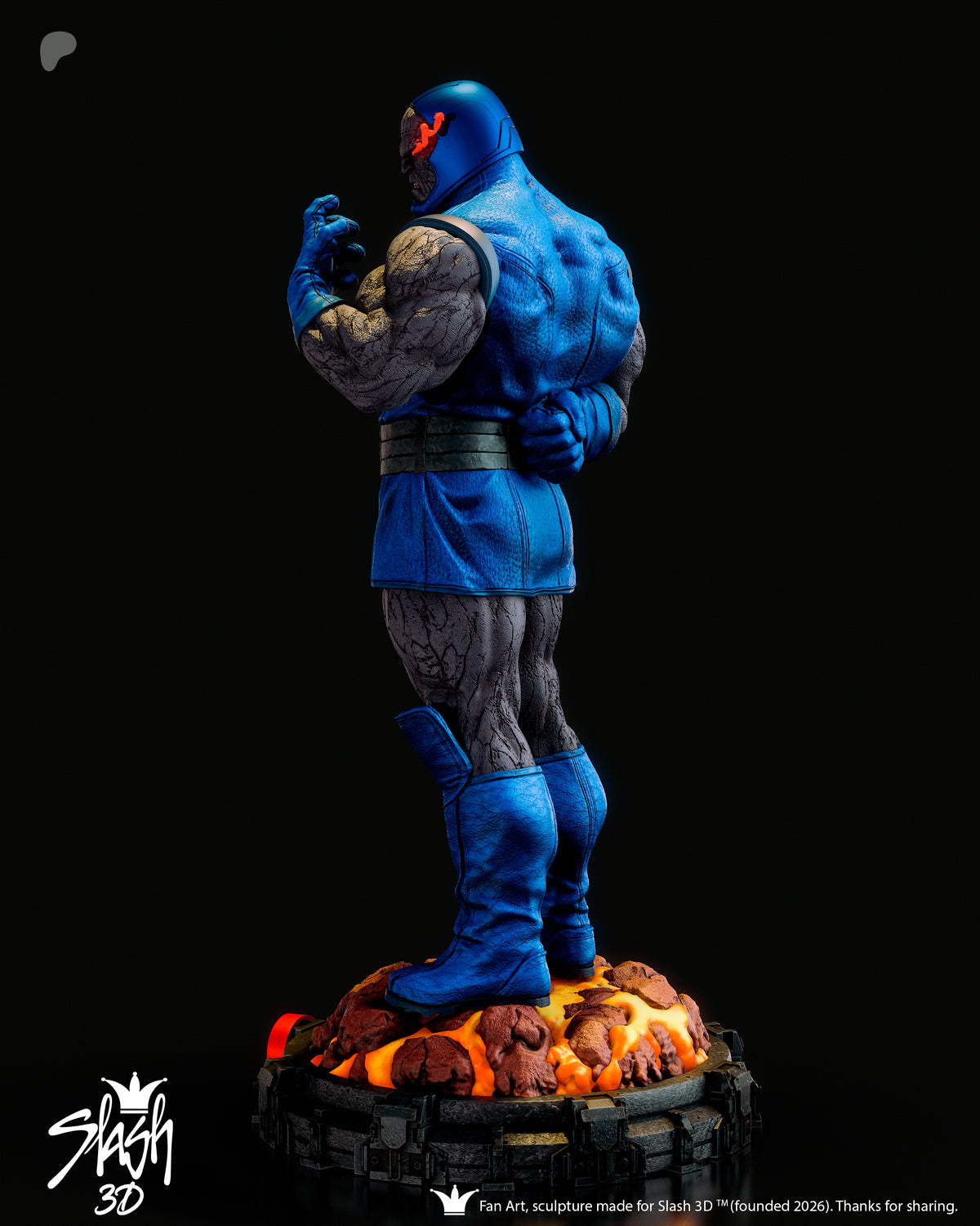 Darkseid Statue 3D-Printed Kit
