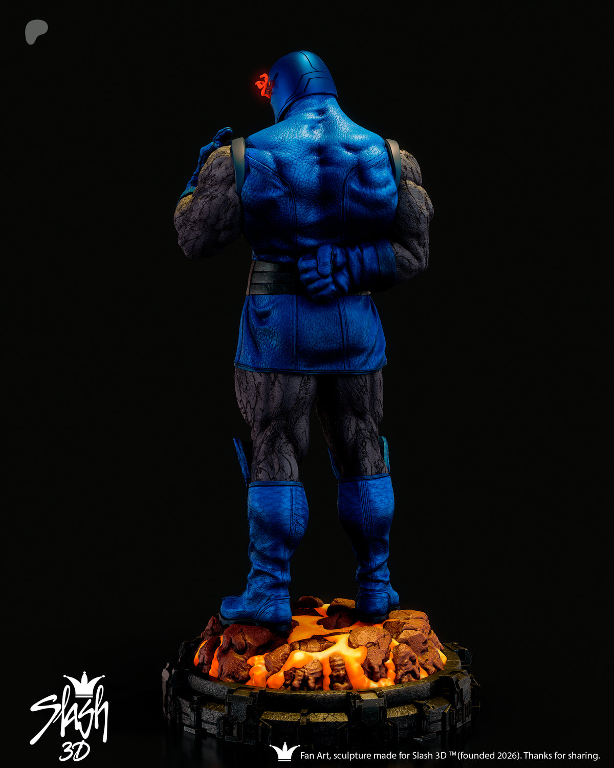 Darkseid Statue 3D-Printed Kit