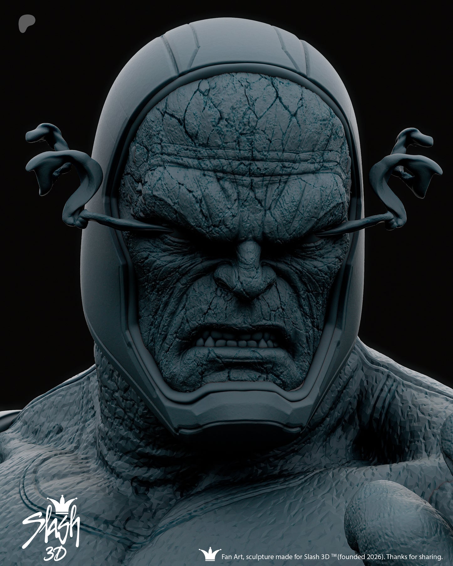 Darkseid Statue 3D-Printed Kit