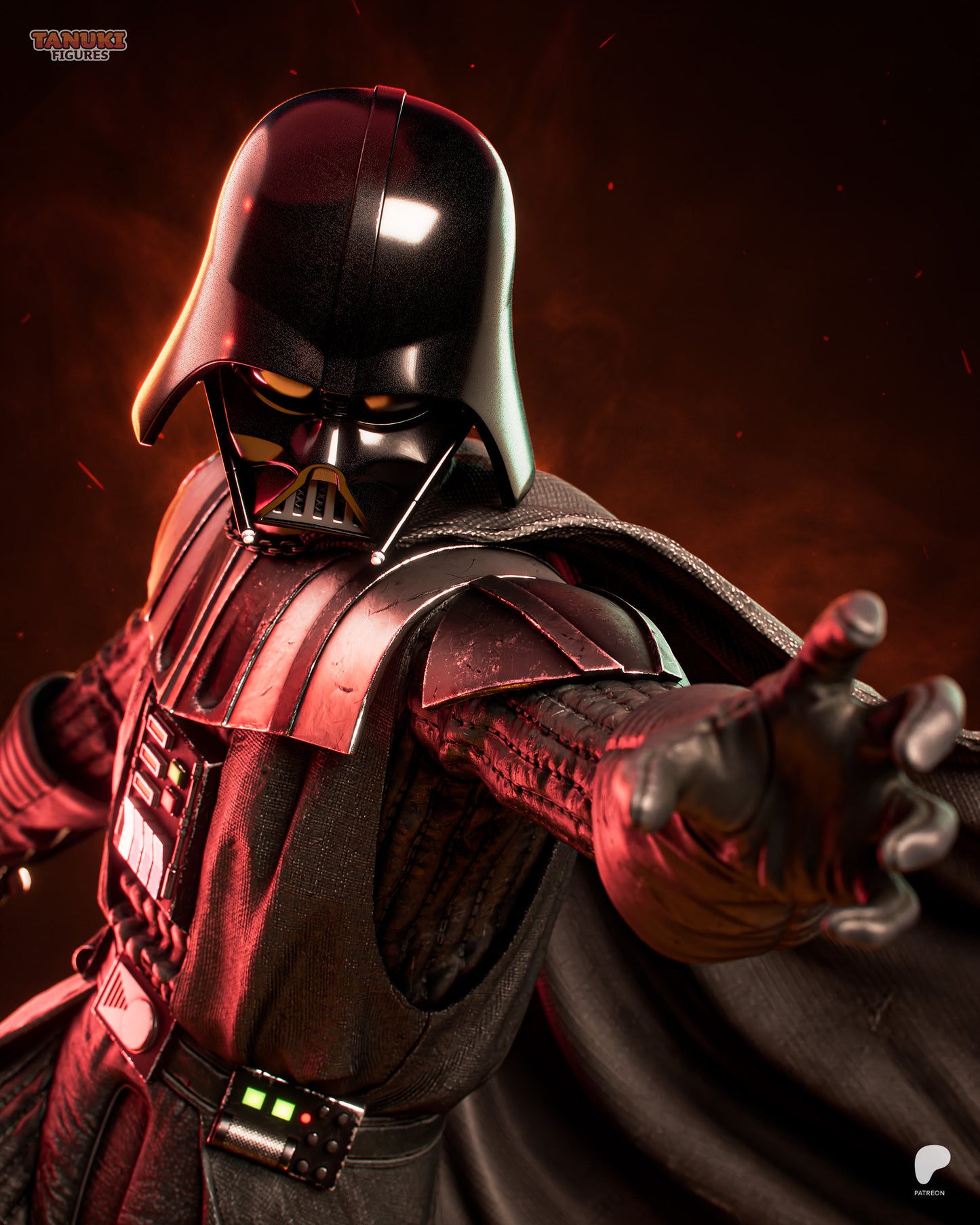 Darth Wader Statue 3D-Printed Kit