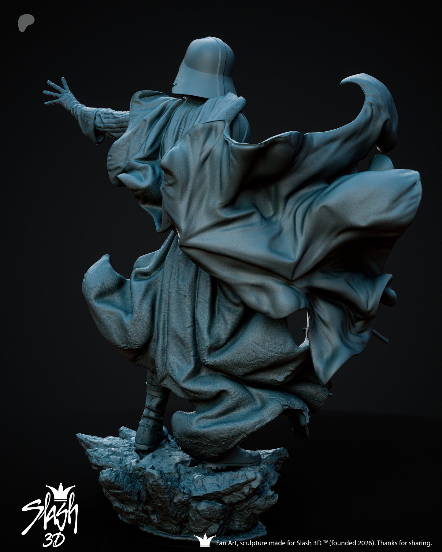 Darth Vader Statue 3D-Printed Kit