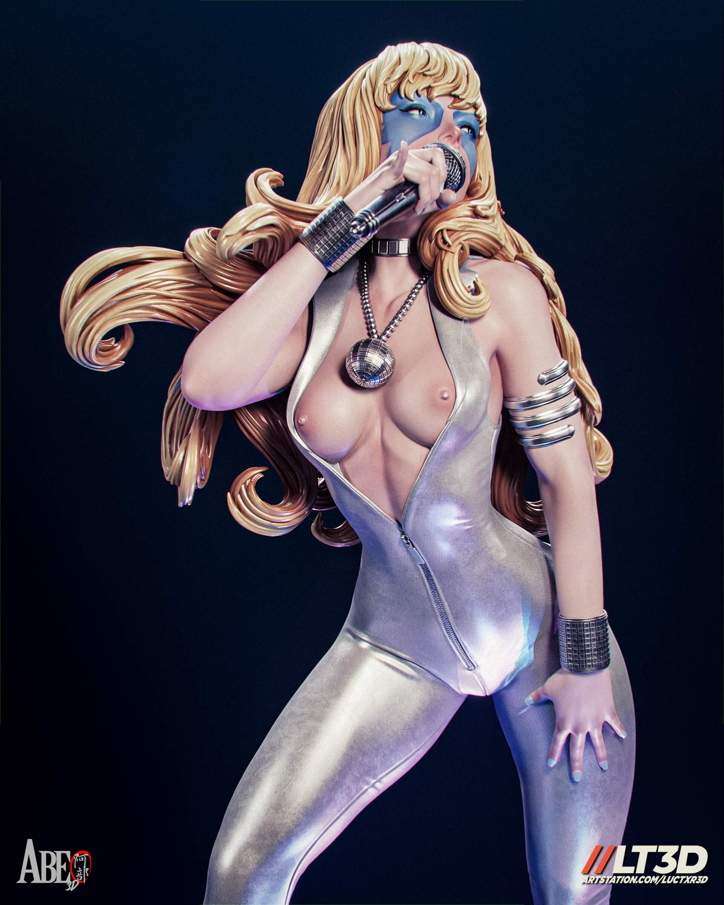 Dazzler Statue 3D-Printed Kit