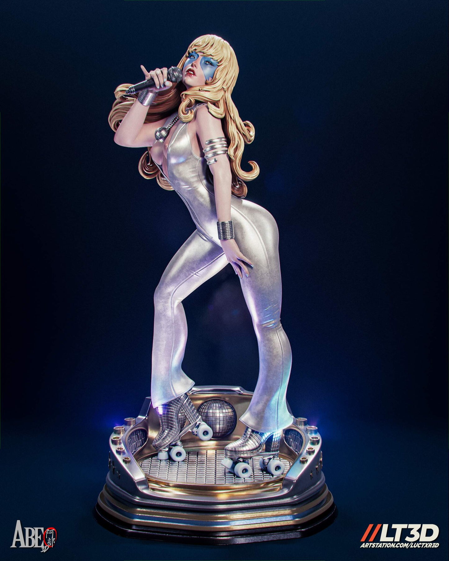 Dazzler Statue 3D-Printed Kit