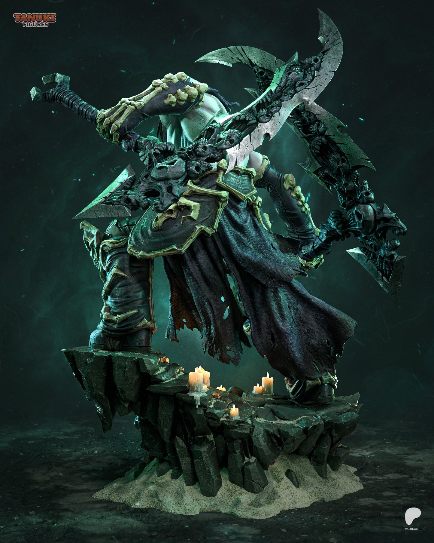 Death Statue 3D-Printed Kit