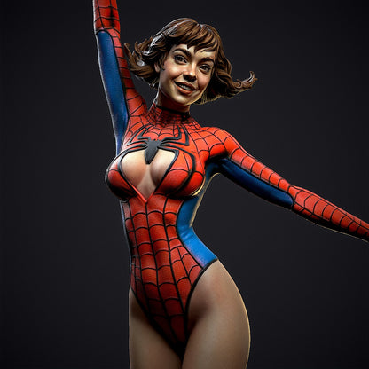Spider-Girl Statue 3D-Printed Kit