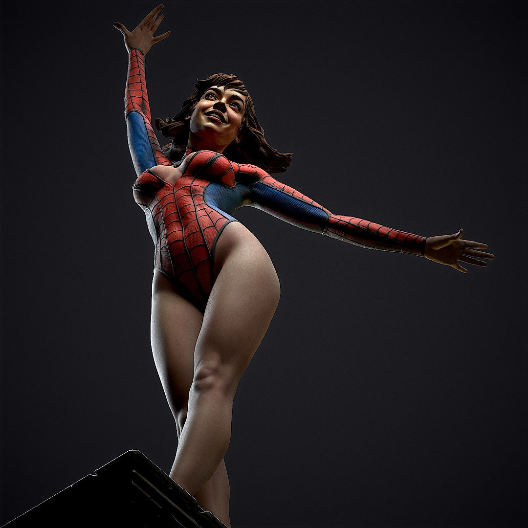 Spider-Girl Statue 3D-Printed Kit
