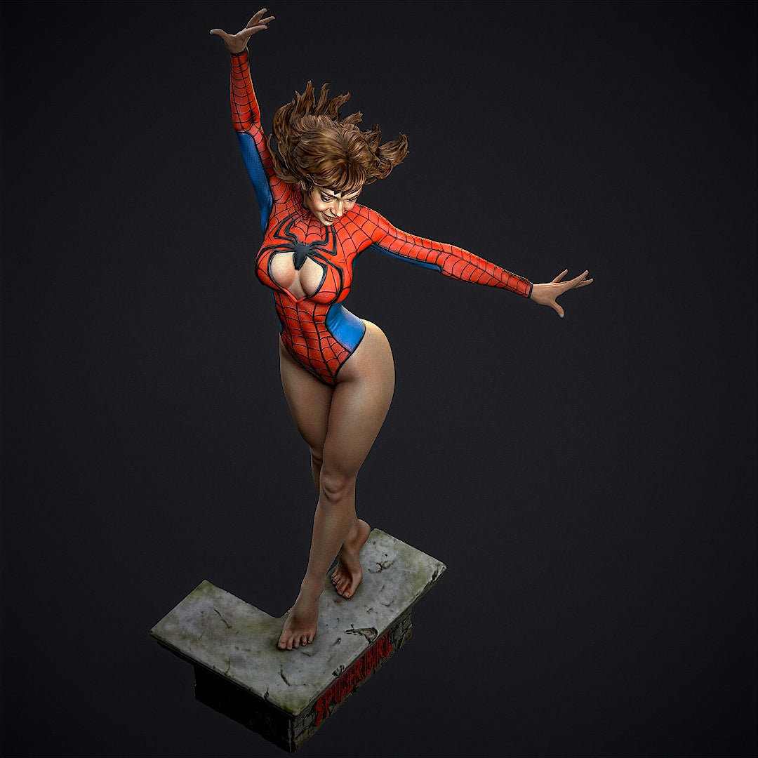 Spider-Girl Statue 3D-Printed Kit