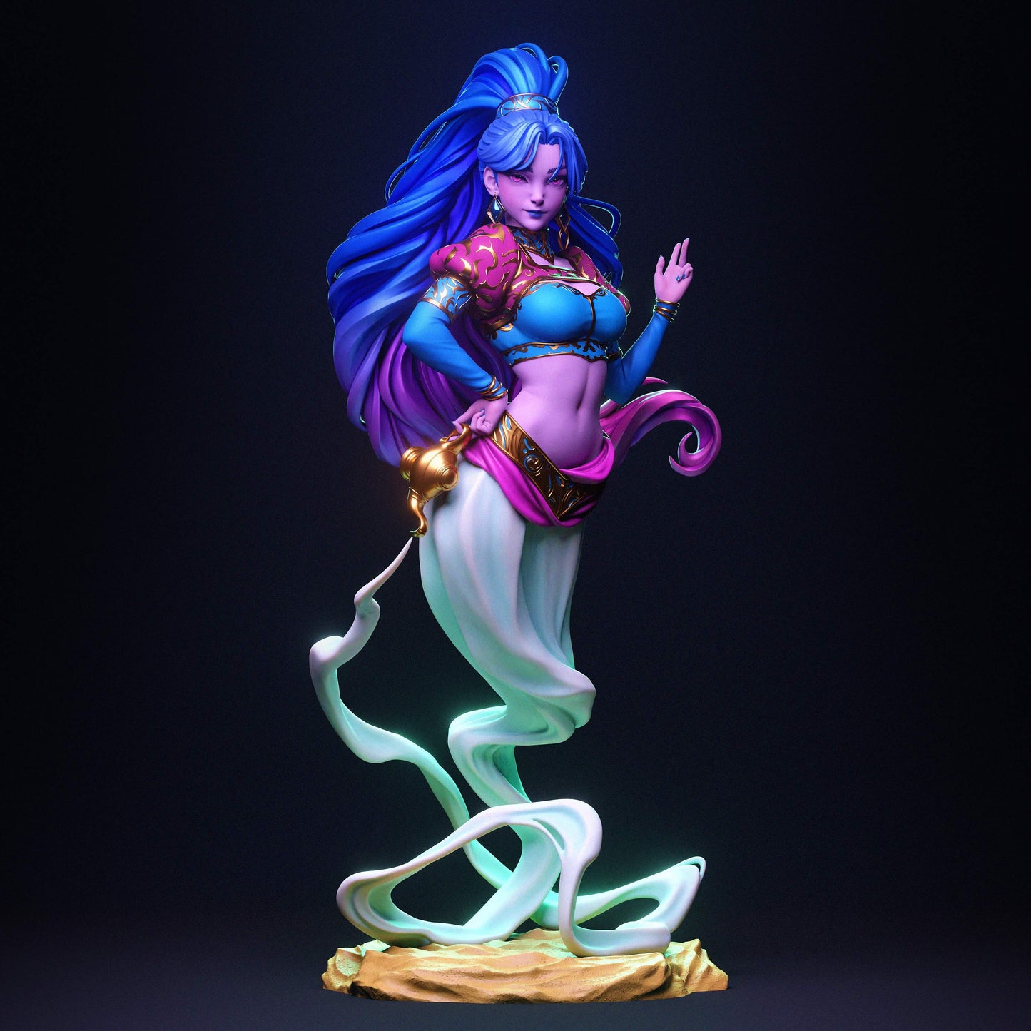 Djinn Statue 3D-Printed Kit
