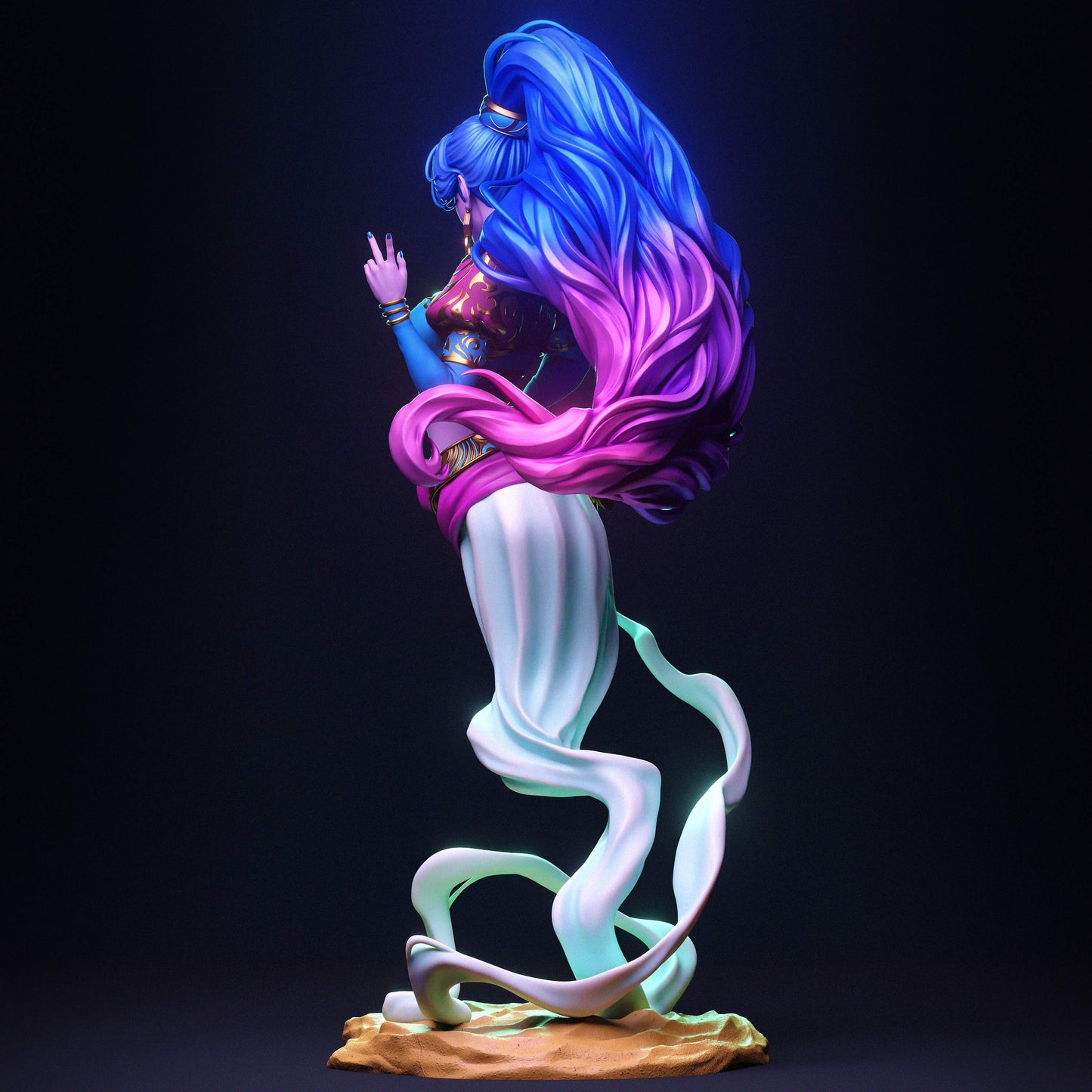 Djinn Statue 3D-Printed Kit