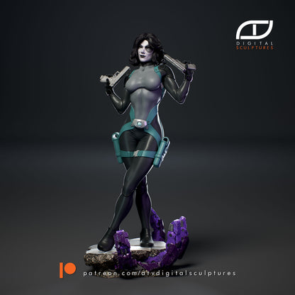 Domino Statue