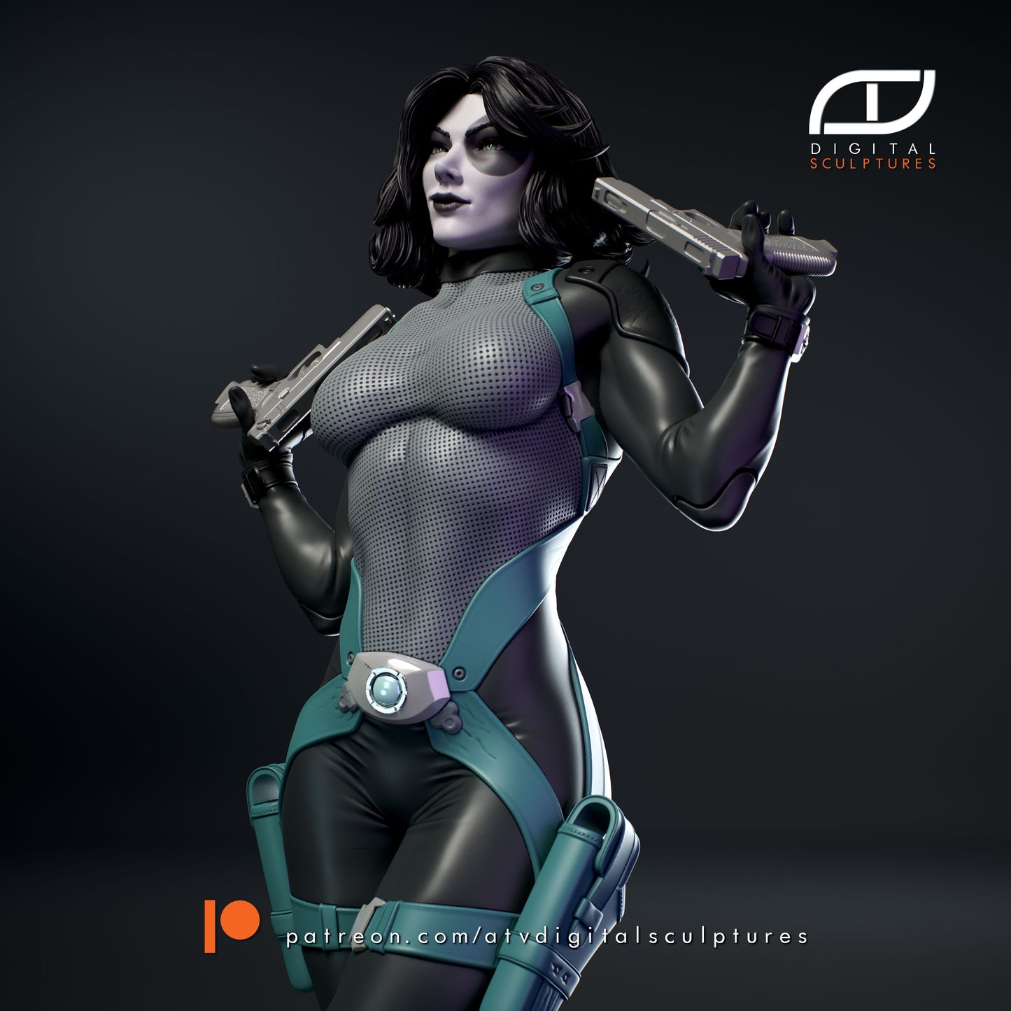 Domino Statue