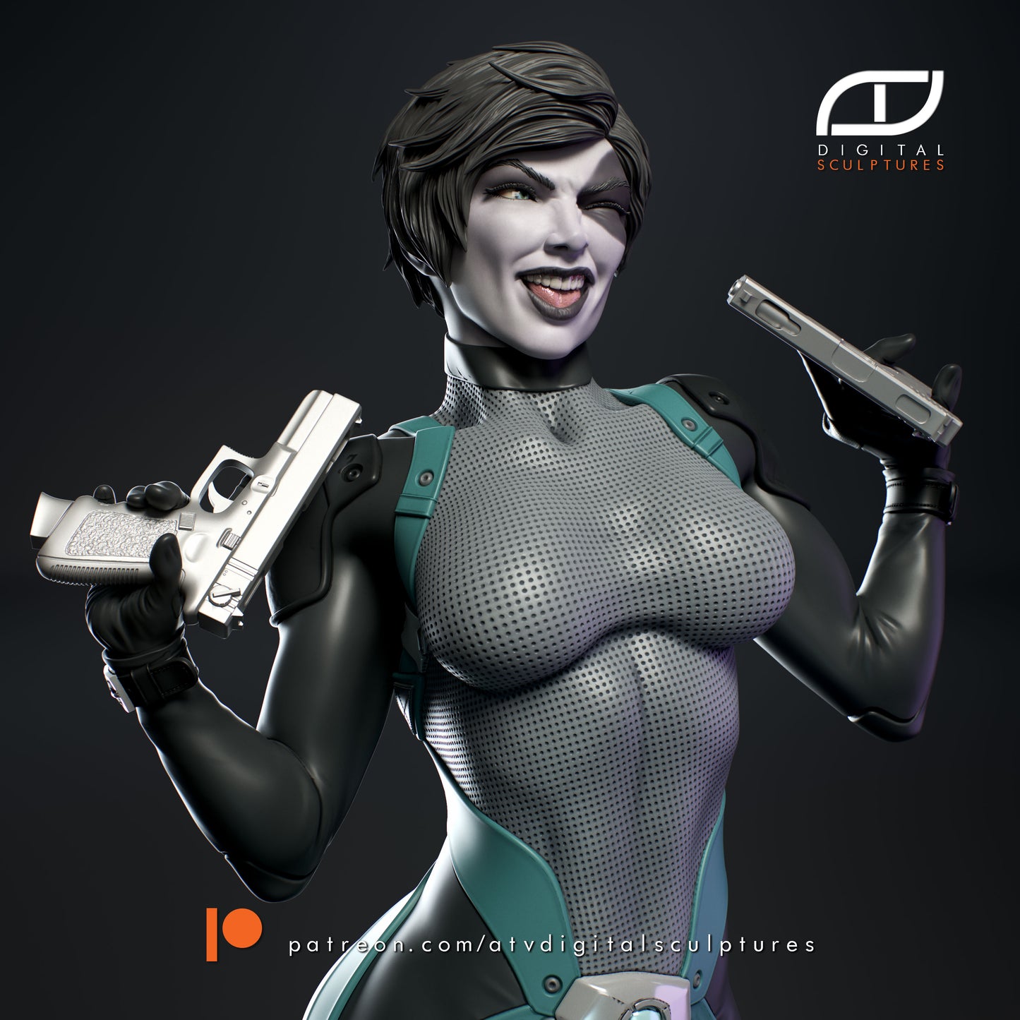 Domino Statue