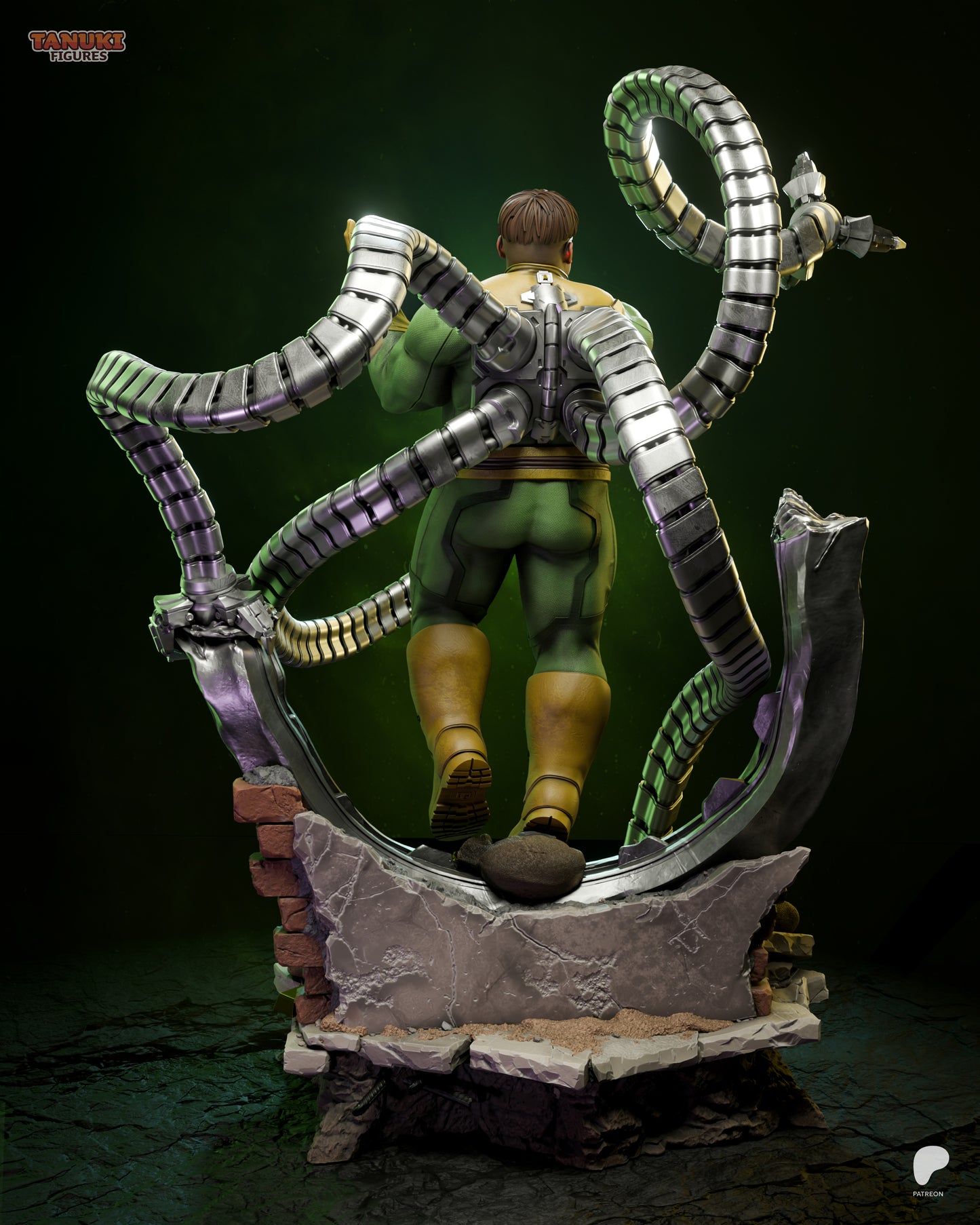 Dr. Octopus Statue 3D-Printed Kit