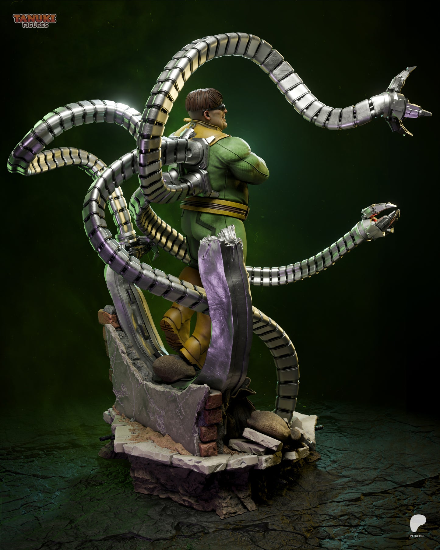 Dr. Octopus Statue 3D-Printed Kit