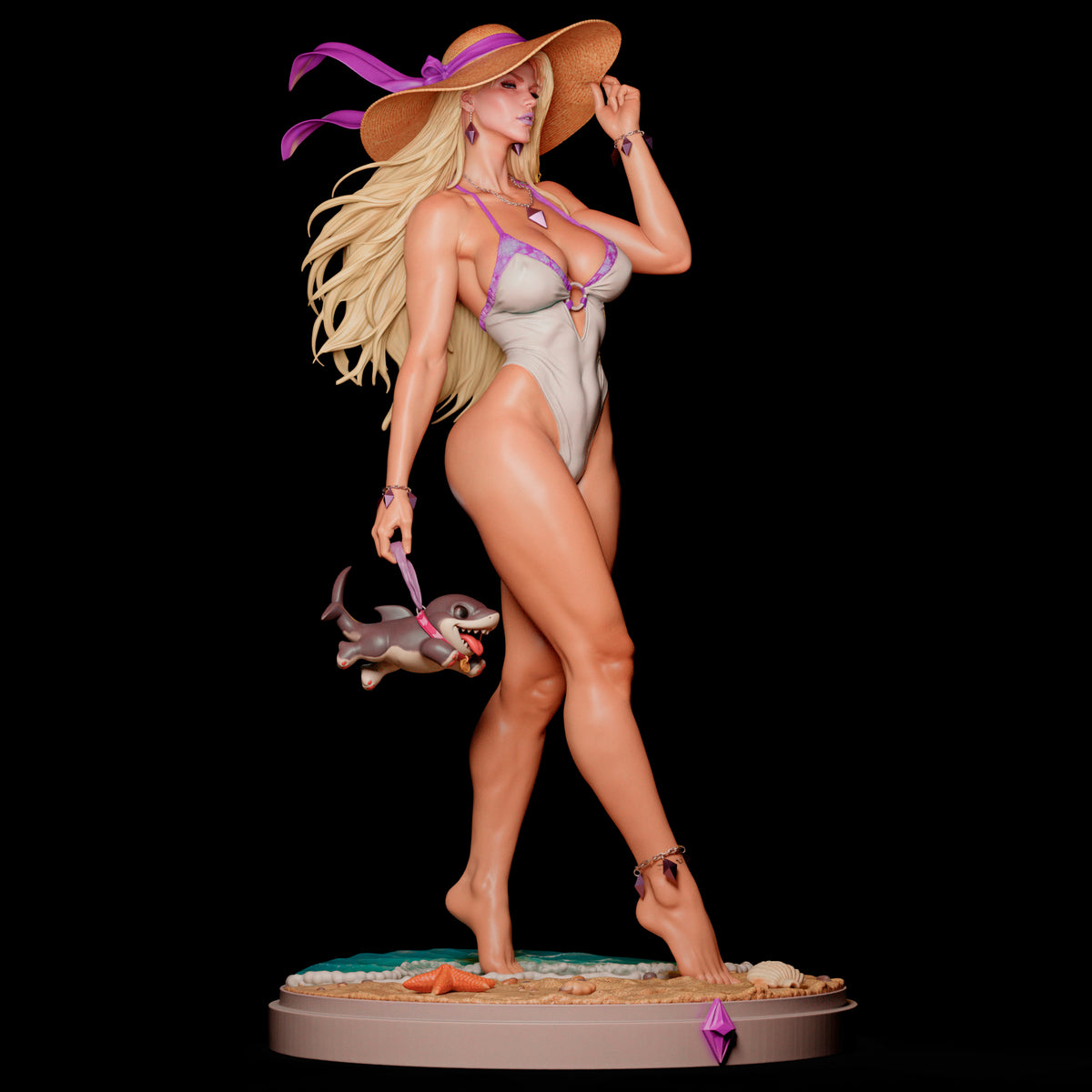 Emma Frost Statue 3D-Printed Kit