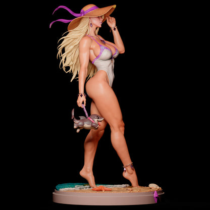 Emma Frost Statue 3D-Printed Kit