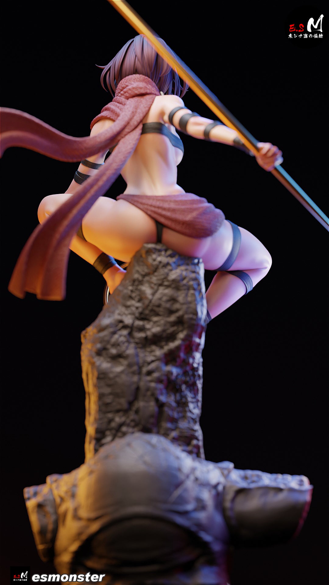 Jin Statue 3D-Printed
