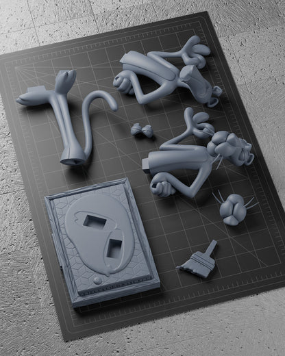 Pink Panther Statue 3D-Printed Kit