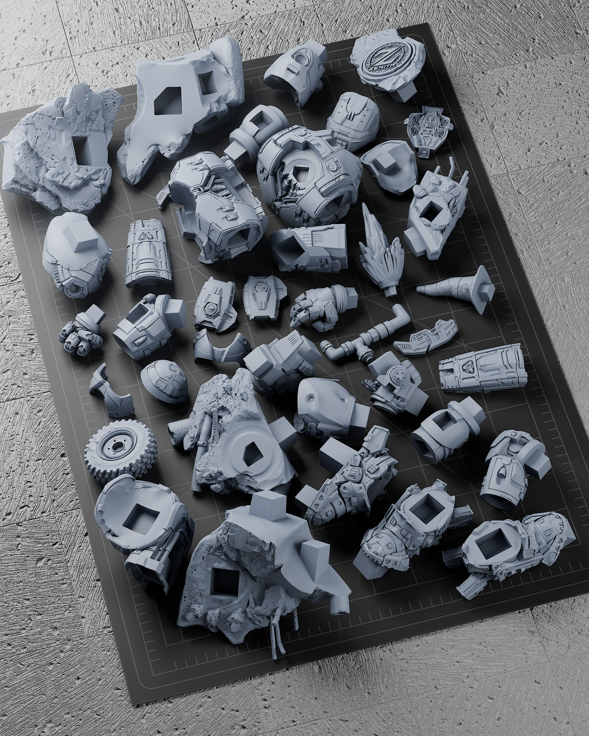 Hulkbuster Statue 3D-Printed Kit