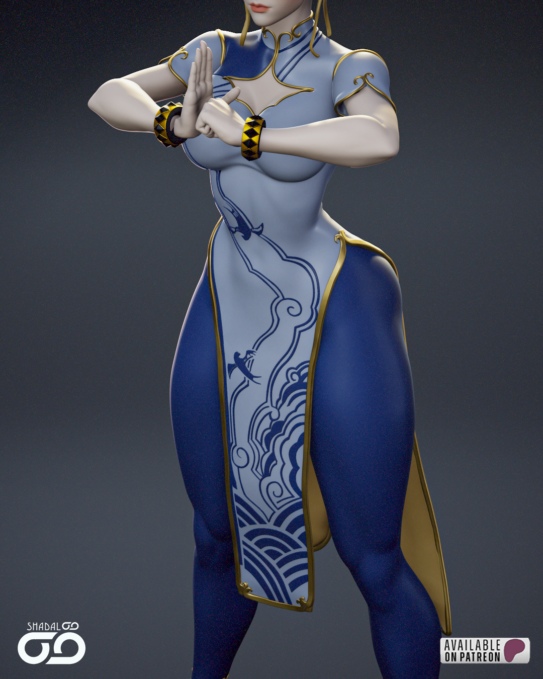 Chun-Li Statue
