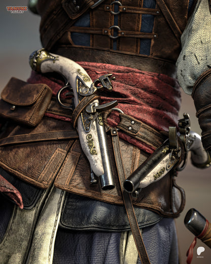 Edward Kenway Statue 3D-Printed Kit