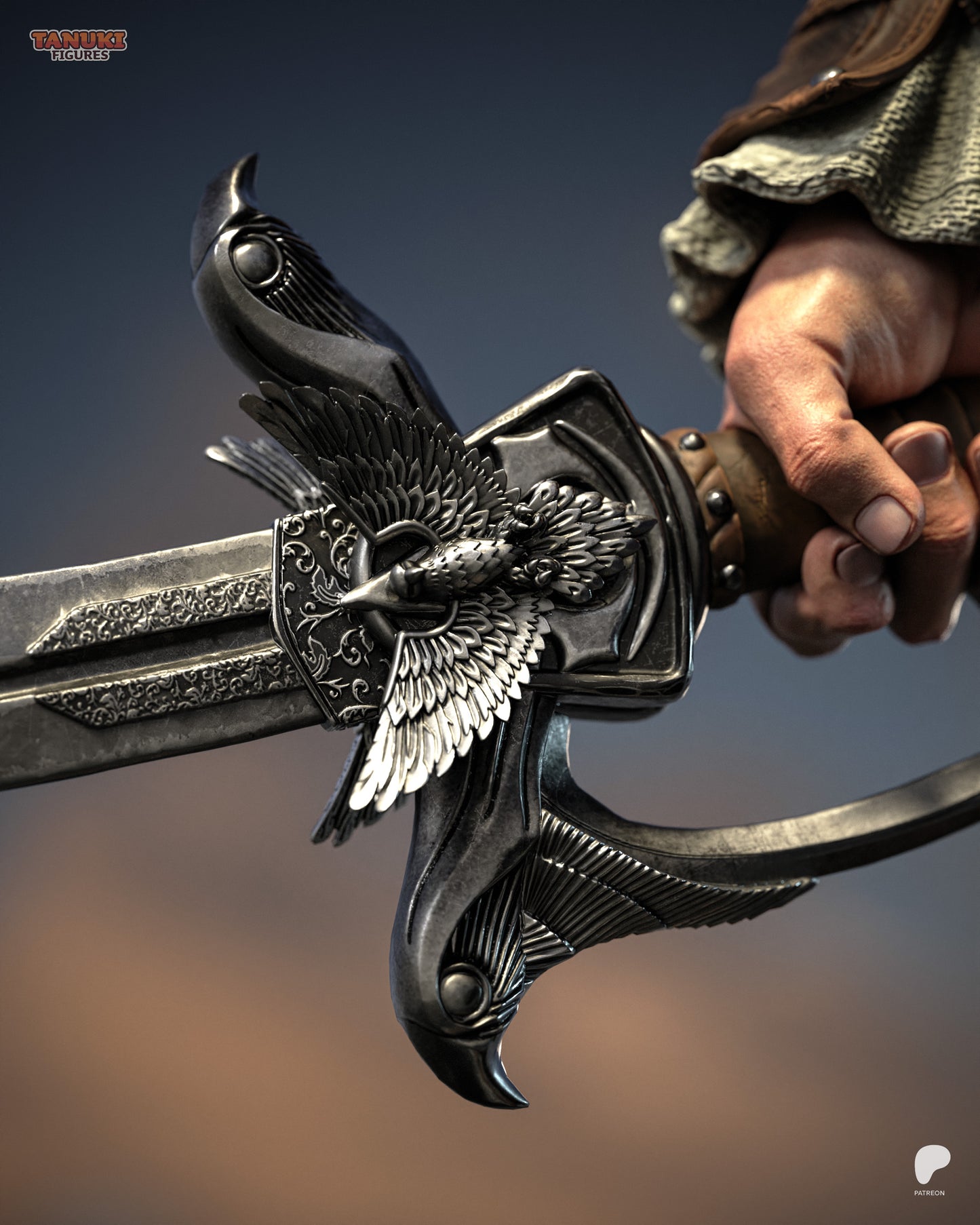 Edward Kenway Statue 3D-Printed Kit