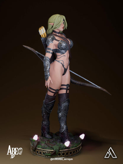 Elaria Shadowleaf Statue 3D-Printed Kit