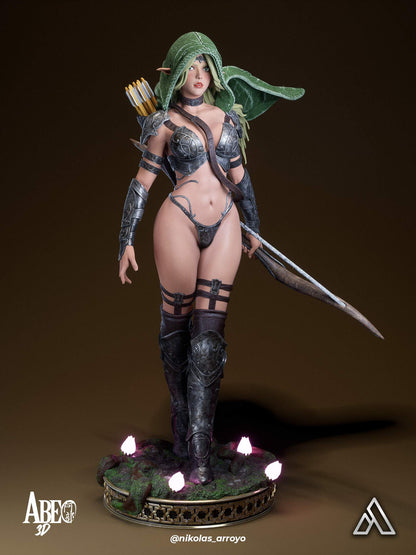 Elaria Shadowleaf Statue 3D-Printed Kit