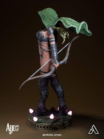 Elaria Shadowleaf Statue 3D-Printed Kit