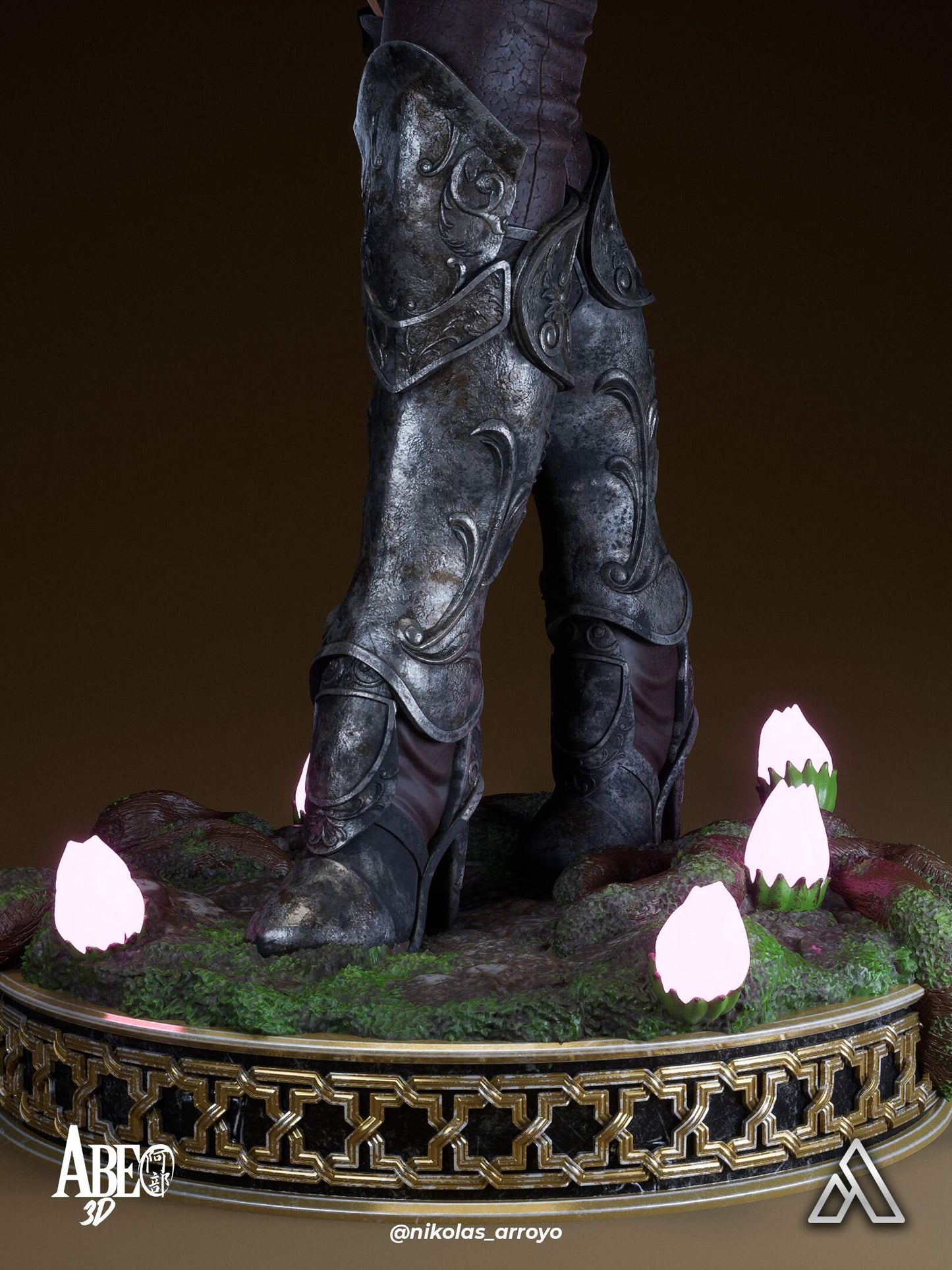Elaria Shadowleaf Statue 3D-Printed Kit