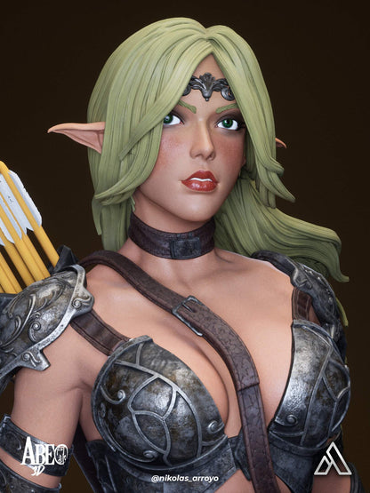Elaria Shadowleaf Statue 3D-Printed Kit